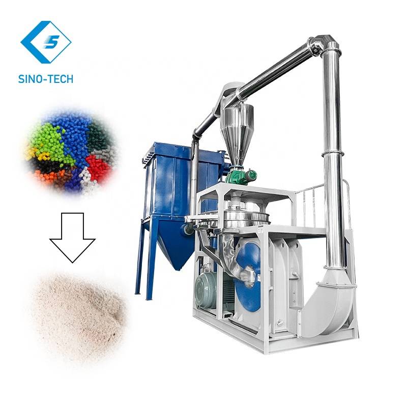 High Quality Pvc Pet Ps Eva Pp Pe Abs Plastic Recycling Powder Pulverizer Pulverizing Grinding Milling Machine